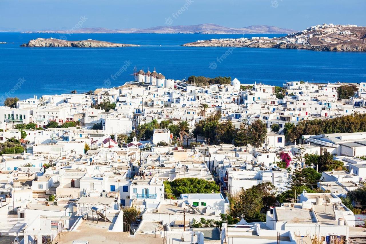 La Villa Rooms Mykonos Town Exterior foto