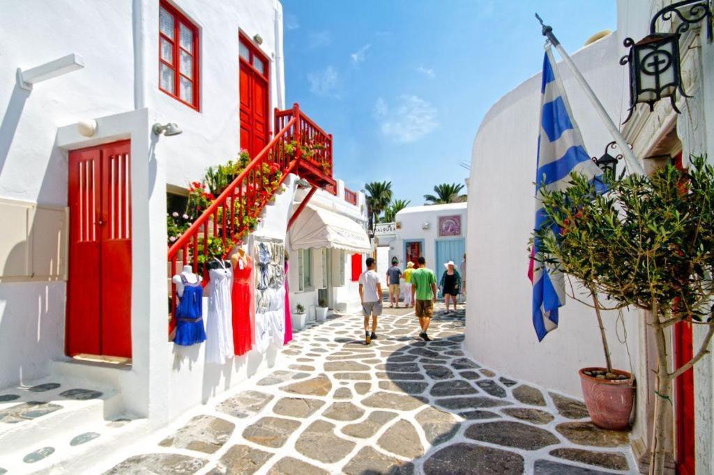La Villa Rooms Mykonos Town Exterior foto